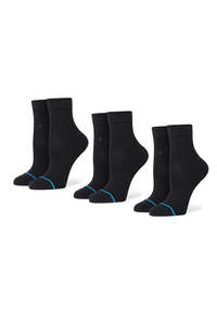 STANCE Icon Quarter 3 Pack Black