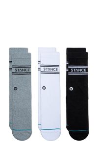 Socks: STANCE Basic 3 Pack Crew Multi