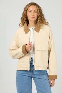 ALL ABOUT EVE Chicago Jacket Vanilla