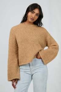 ALL ABOUT EVE Cleo Knit Camel