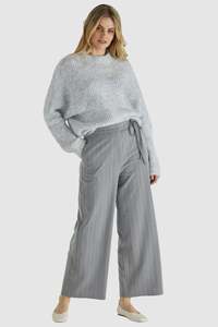 SASS Romee Knit White Marle