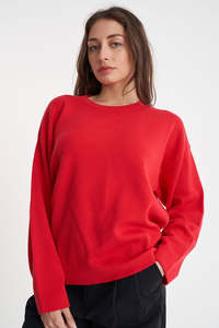 HUFFER Neve Crew Cherry