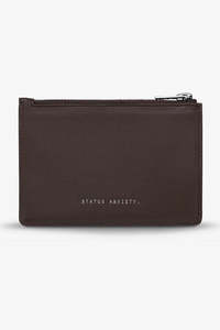 Wallets Unisex: STATUS ANXIETY Gone Again Cocoa Nappa