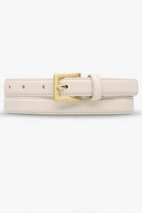 STATUS ANXIETY In Your Eyes Ivory Nappa Gold