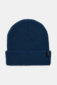 Beanies: BRIXTON Heist Beanie Dark Denim