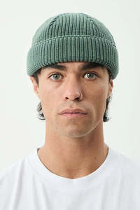 Beanies: AFENDS Wharfie Beanie Sycamore