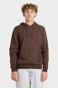 Hoodies Mens: RVCA Venom Bite Hoodie Mocha