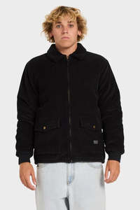 Jackets Mens: RVCA Station Cord Jacket Rvca Black