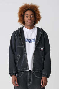 Jackets Mens: XLARGE Old English Work Jacket Worn Black