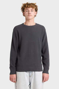 RVCA Duke Crew Knit Garage Blue
