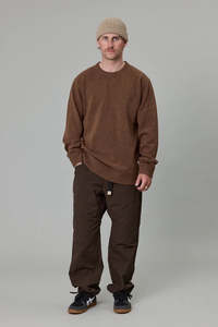 JUST ANOTHER FISHERMAN Merino Sea Crew Timber