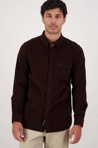 SWANNDRI Ranfurly V2 Mens Longsleeve Shirt Espresso