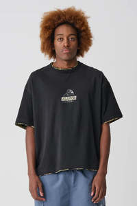 XLARGE Double Layer Gorilla Fit Tee Pigment Black