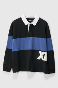 XLARGE Italic Rugby Black