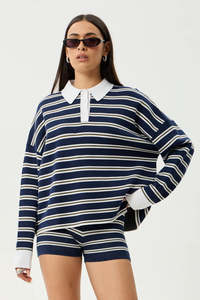 Sale: AFENDS Delta Knit Shirt Stripe