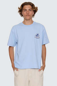 WORSHIP Shadow Cherub Tee Dream Blue