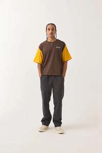 Mens: BRIXTON Everyday Elastic Waist Pant Black