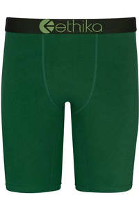 Mens: ETHIKA Victory Green Staple Mens Boxer