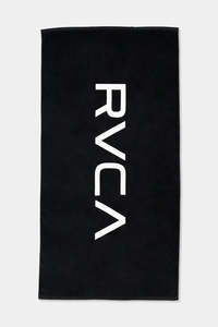 Womens All: RVCA Big Rvca Towel Black