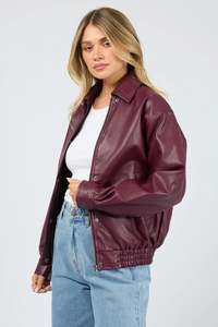 Sale: ALL ABOUT EVE Nina Bomber Wine