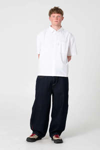 Jeans: RUSTY Boneyard 2 0 Cacoon Jean Raw Dawg Blue