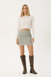 AFENDS Mariah Mini Skirt Vice Alpine Check