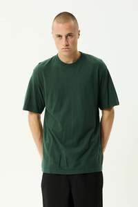 Mens: AFENDS Classic Retro Tee Washed Pine