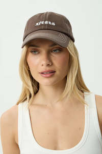 AFENDS Breathe Six Panel Cap Coffee