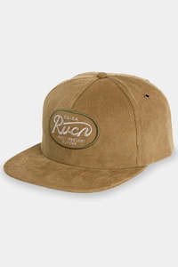 Womens All: RVCA Standard Script Cap Coyote