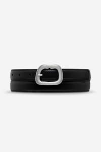 Womens All: STATUS ANXIETY Where It Leads Black Nappa Silver
