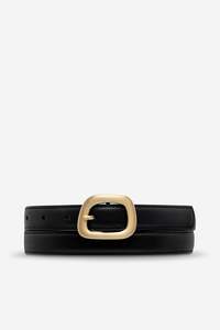 STATUS ANXIETY Where It Leads Black Nappa Gold