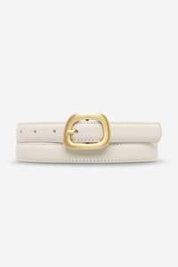 STATUS ANXIETY Where It Leads Ivory Nappa Gold
