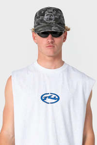 RUSTY Commando Camo Dad Cap Grey Camo 1