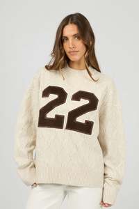 ALL ABOUT EVE Berkley Knit Vintage White