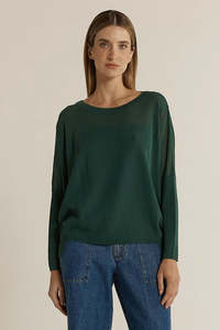 FATE + BECKER Charlie Knit Forrest Green