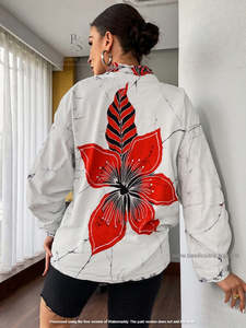 Tops: Crimson Petal Cotton Top