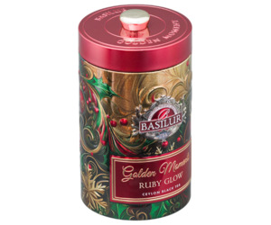 Products: Golden Moments - Ruby Glow - Black Tea with Cherry "Marzipan" ($21.70 at checkout)