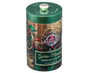 Products: Golden Moments - Emerald Glow - Black Tea with Cranberry & Strawberry Leaves "Cookies & Cream" ($21.70 at checkout)