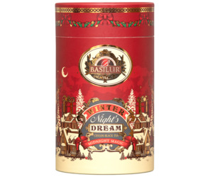 Products: Carton Canister - Winter Night's Dream - "Midnight Magic" - Premium English Breakfast Tea ($13.30 at checkout)