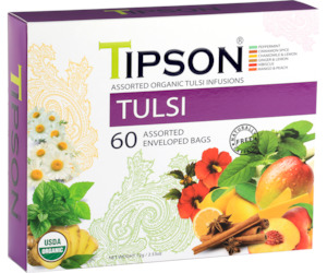 Organic Tulsi Assorted 60 Enveloped Teabags