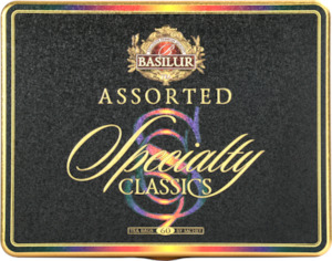 Black Tea No Additives: Metal Chest "Specialty Classics" Black & Green Teas