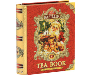 Tea Books: Large Metal Teabook - "Volume 5" - Red - Black Tea with Goji Berries "Orange & Vanilla"