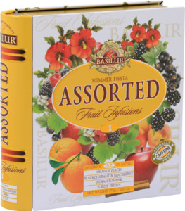 Tea Books: Summer Fiesta - Assorted Teabags in Metal Tin