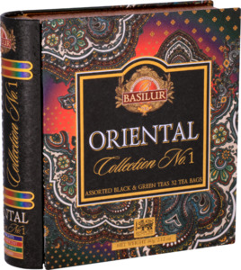 Tea Books: Oriental №1 - Assorted Teabags in Metal Tin
