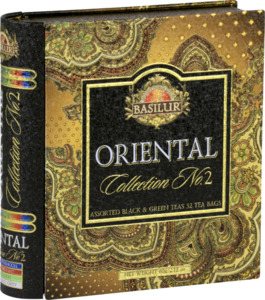 Tea Books: Oriental №2 - Assorted Teabags in Metal Tin