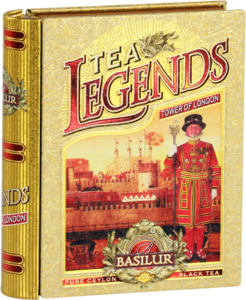 Tea Books: Mini Metal Teabook - Tower Of London - Pure English Breakfast Tea, no additives