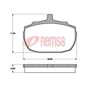 BRAKE DISC PADS Austin Princess 1800 2lt 2.2lt