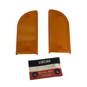 INDICATOR LIGHT LENS PAIR Vauxhall 101 4/90 FC Victor