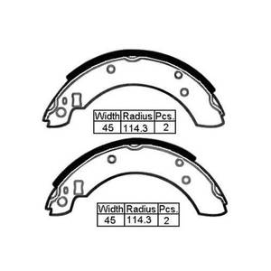 Ford Uk: BRAKE SHOE SET Rear Ford Capri Escort Consul Granada1972 to 1985