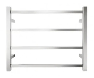 Heated Towel Rails: 4 BARS 500mm HEATED TOWEL RAIL CHROME